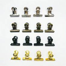 30 个圆形金属活页夹，22 毫米/0.86 英寸，古铜色、黑色、金色、银色，适用于办公室、书房、学校、家庭和工作，圆形回形针，悬挂夹，返回学校 - 22mm/0.86inch - 查看 5