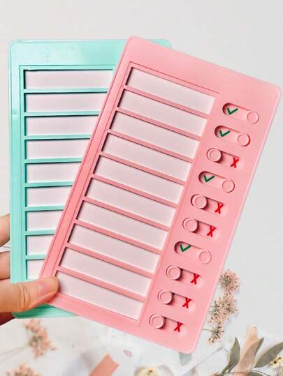 Chore Chart For Kids,Visual Schedules Children Planner Book,ADHD Tools,Self-Discipline Study Planner Task Organizer, RV Checklist, Planning Board, Checklist Board, Chores Organizer, Replacement Cardboard Back To School