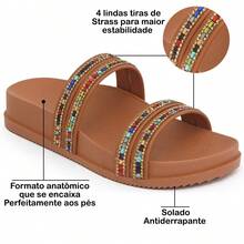 Flatform Rhinestone Glitter Children's Sandals New Arrival Promotion - Lạc đà - Xem 1