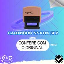 Custom Nykon 302 Stamp MATCHES THE ORIGINAL - Rosa Pastel - 查看 1