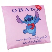 Disney Stitch Cushion Covers Set Of 2 Home Decor Cushions Gift - Pink - View 4