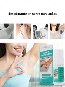 4 SPRAYS PARA EVITAR EL MAL OLOR EN LAS AXILAS - 4 botellas de eliminación de olores en las axilas/una botella de 30 ml - Ver 2