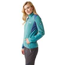 Regatta Dames Lindalla V Marl Full Zip Fleecejack (Bristol Blue/Dusty Denim)