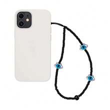 可爱独眼巨人怪物蓝眼卡通女孩手机挂绳，多功能黑猫手机挂绳吊坠 - 彩色 - 查看 18