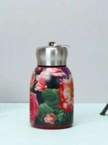 1 pièce Nouvelle tasse à vide avec motif oiseau chinois, portable avec poignée pour usage extérieur et véhicule, bouteille d'eau pour la rentrée scolaire - Multicolore - Voir 7