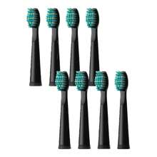 Fairywill Electric Toothbrush Heads 8pcs Replacement For Toothbrush Black - Black - View 5