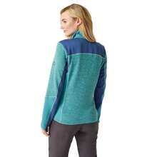 Regatta Dames Lindalla V Marl Full Zip Fleecejack (Bristol Blue/Dusty Denim)