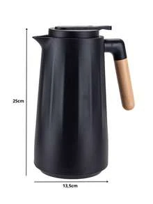 1L Nordic Coffee Tea Thermal Bottle With Wooden Handle - Xem 9