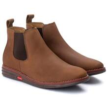 Men's Rustic Leather Boots: Comfort And Style - Màu nâu  Mocha - Xem 4