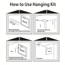 1pc Wooden Framed Wall Art Abstract Canvas Painting Teal Blue Modern Artwork For Living Room Bedroom Dining Room Home Office Decor Ready To Hang Wooden Frame - Thickness 1.5inch - 彩色 - 查看 5