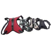 Dog Harness Collar With Double Adjustment Safety Lock For Small Medium Large Dogs Cats Pets LR-0072 - 藍白色 - 查看 4