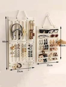 1 túi đựng phụ kiện tóc bằng nỉ, túi treo cho trẻ em, túi đựng đồ treo, túi đựng đồ treo tường, túi đựng đồ cửa, kẹp tóc, túi đựng đồ trang sức treo cho học sinh nữ, đồ dùng học tập, phụ kiện học tập, đồ trang trí phòng trở lại trường, đồ trang trí nhà cửa, túi đựng đồ cho học sinh đại học, tổ chức sắp xếp - trắng - Xem 5