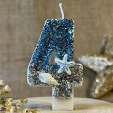 Trang trí bánh nến sinh nhật Tiệc kỷ niệm Đại dương Sáng tạo thủ công Tự làm - Nhiều màu - Xem 18