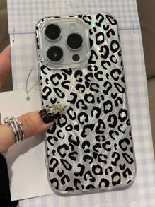 玳瑁手机壳豹纹，银色简约别致喷枪 16/16 Pro Max/15/15 Pro Max/14/13/12 软手机壳，兼容 15 Pro Max、Apple P13/P14、A14/A15 S23 Ultra/A50 A12 A32 A52 A72 A51 A21S A13 A14 S22 Ultra S23 A33 A53 S20 FE 手机防水防震防摔防刮 - 彩色 - 查看 5