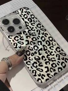 玳瑁手机壳豹纹，银色简约别致喷枪 16/16 Pro Max/15/15 Pro Max/14/13/12 软手机壳，兼容 15 Pro Max、Apple P13/P14、A14/A15 S23 Ultra/A50 A12 A32 A52 A72 A51 A21S A13 A14 S22 Ultra S23 A33 A53 S20 FE 手机防水防震防摔防刮 - 彩色 - 查看 6