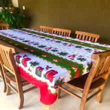 Christmas Tablecloth With Christmas Print For 6 Places 2.00m X 1.50m - Món Quà Giáng Sinh - Xem 1