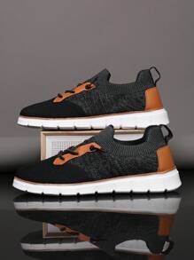 男士 2024 新款透气百搭休闲便鞋，时尚低帮便捷防滑鞋