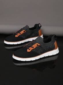 男士 2024 新款透气百搭休闲便鞋，时尚低帮便捷防滑鞋