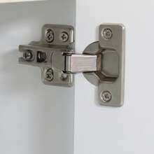 Kleankin Modern Bathroom Sink Cabinet, Floor Standing Under Sink Cabinet, Freestanding Storage Cupboard With Double Doors, White - 白色 - 查看 6