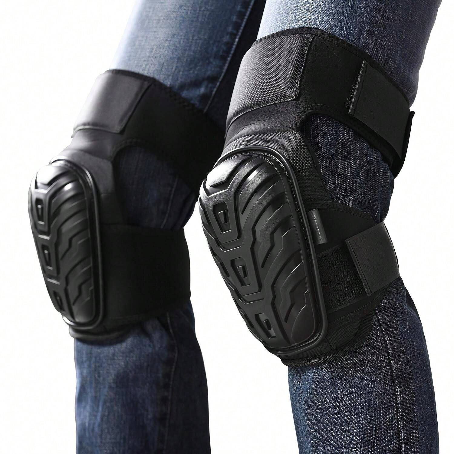 2pcs Professional Work Knee Pads Heavy Duty Foam Padded Knee Pads
