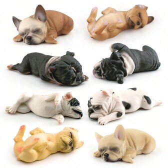 1pc Simulation Bull Terrier Plush Dog Model Toy Room Decoration ,Dog ,Bulldog ,Animals