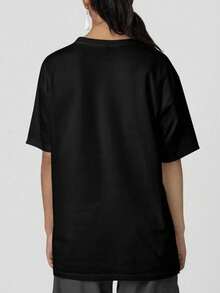 CULLEN Women's Fashion T-Shirt 100% Cotton NEW! - màu đen - Xem 2