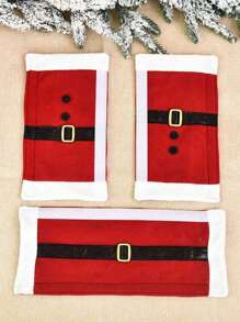 3 件套圣诞冰箱把手盖套装、冰箱装饰、万圣节、万圣节装饰 - 彩色 - 查看 1