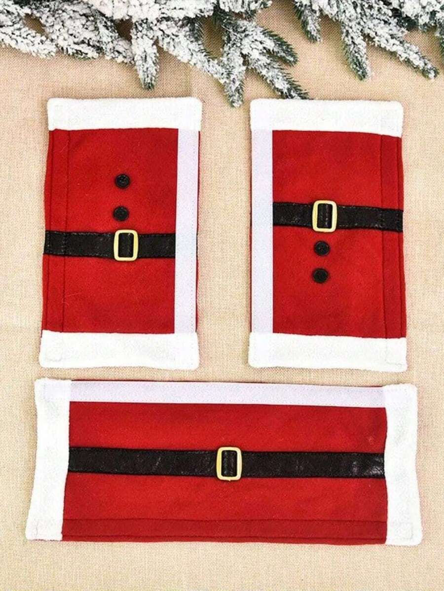 3 件套圣诞冰箱把手盖套装、冰箱装饰、万圣节、万圣节装饰 - 彩色 - 查看 1