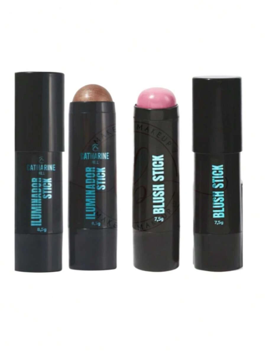 Blush And Highlighter Stick Combo In Creamy Stick - Catharine Hill - 太陽的 - 查看 1