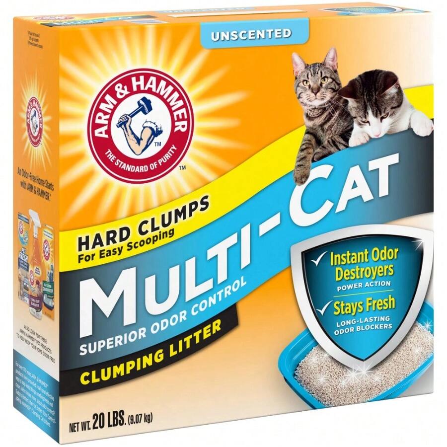 MultiCat Clumping Litter Unscented,This Cat Litter Is Made With Odor