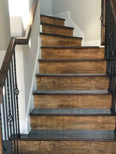 Roll Contact Paper Wood Wallpaper Distressed Grain Rustic Peel Stick Waterproof Self Adhesive Removable Look Brown, Renovation Stickers Wand Panels, Paper, Wallpapers, ation Items Refresh Your Home, Festival Birthday Graduation view 2