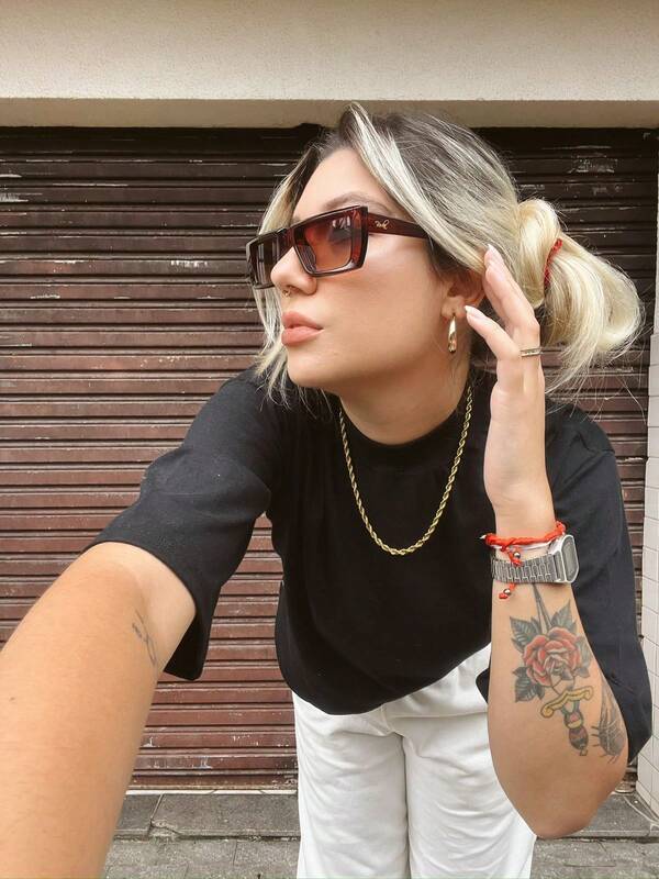 Cropped feminino oversized manga larga blusa curta