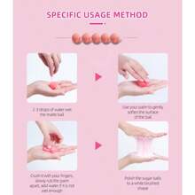 7件/套拉丝糖果磨砂膏，水果香味沐浴盐磨砂球，光滑皮肤去角质方糖，美白身体磨砂球，身体护理磨砂膏