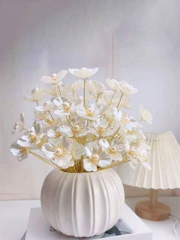 1 peça Vaso de plástico em forma de abóbora, vaso de decoração, vaso de flores artificiais, vaso de flores pequeno, vaso de decoração para sala de estar, vaso de arranjo floral criativo, adequado para escritório, café, casa, restaurante, festa, presente de dia dos pais, presente de dia das mães, presente para namorado e namorada