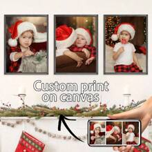 3Pcs/Set Custom Gallery Wall Set, Pick Any 3 Photo Prints, Pick Your Own, Retro Printable Wall Art, Custom Canvas Wall Art Gifts Birthday Graduation
