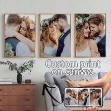 3Pcs/Set Custom Gallery Wall Set, Pick Any 3 Photo Prints, Pick Your Own, Retro Printable Wall Art, Custom Canvas Wall Art Gifts Birthday Graduation