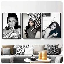 1 件热门稀有热辣美女帆布海报适用于家居装饰客厅卧室墙壁艺术完美的礼物创意非常适合家居装饰、浴室、卧室、办公室、客厅（无框架） - 彩色 - 查看 3