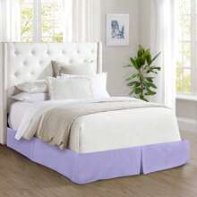 Mocassi 1-Piece Bed Skirt, Quality Design And Expertly Tailored, Luxury 1500 Series Wrinkle & Fade Resistant Egyptian Quality.