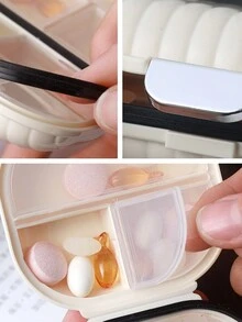 1 hộp đựng thuốc di động có nắp đựng thuốc 7 ngày, hộp đựng thuốc bằng nhựa chống bụi để mang đi du lịch, văn phòng và cất giữ tại nhà. - nhiều màu - Xem 9