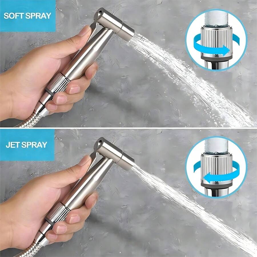 Faucet Bidet Sprayer For Toilet With Faucet Splitter, 59 Inch Hose