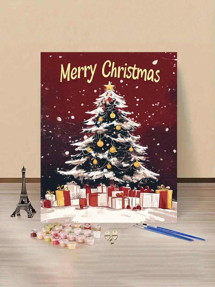 Christmas Blessing DIY Paint By Numbers, Suitable For Holiday Home