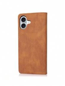 Telefoonhoesjes Portemonnee 1 st. Sterke magnetische flipcover Muntkaarthoes, Mode Zakelijke mobiele telefoonhoes Compatibel met iPhone en Galaxy
