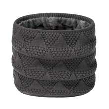 1 件时尚柔软针织围脖运动围巾女男面罩冬季滑冰跑步保暖围巾面罩加厚防寒领子 - 彩色 - 查看 9