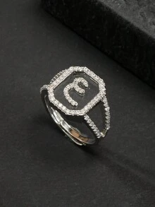 1 Chiếc Nhẫn Chữ Cái Ả Rập Dành Cho Nam Doanh Nhân Phù Hợp Để Đi Làm Việc - Nhiều màu - Xem 8