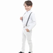 White Christening Baby Boy's Clothing, Social Sizes 1 To 8 - 白色 - 查看 8