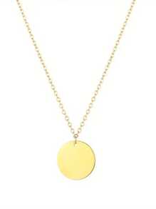 非凡名字项链，采用不锈钢材质，带有个性化刻字，圆形吊坠，情侣首饰，男士项圈，最佳礼物