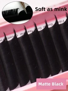 Fluffy Cashmere C Curl 0.03 0.05 0.07 Easy Fan Volume Lash Extensions Super Matte Dark Black Soft 0.03 0.05 0.07 Easy Fan Volume Lashes 8-18mm 3D 4D 5D 6D 7D 10D Automatic Rapid Blooming Flower Lashes Self Fanning Russian Individual Volume Lashes For Salon