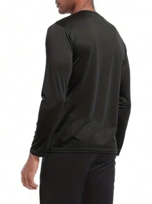 TELALEO 5pcs Long Sleeve Shirts For Men ,Tee Shirts, Workout T Shirts Casual