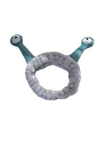1pc Korean Cartoon Snail Design Cute Plush Hair Band, Funny Hairpiece For Washing Face Headband Turban Headband Sweatband, Hairband Fall Winter Hair Accessories For Women For Vacation Outfits Woman Elegant Scarf Women Bandanas Soft Headwrap - Funny Face Wash Headband - View 10