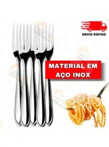 18-Piece Stainless Steel Cutlery Set Kit 6 Knives 6 Forks And 6 Table Spoons Home For Kitchen Hotel Farm - 彩色 - 查看 2